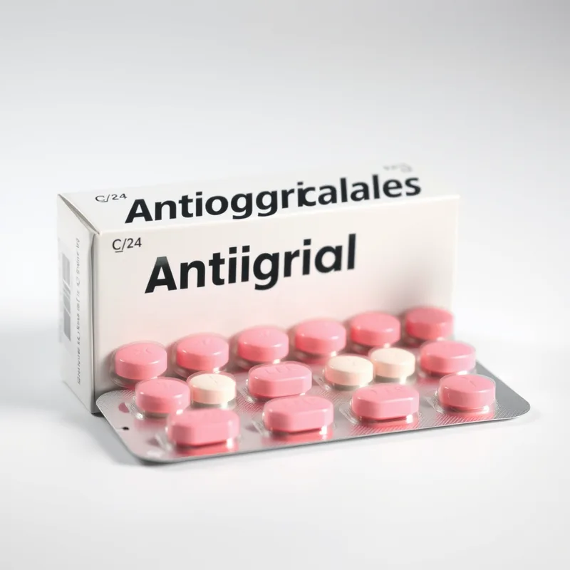 Tabletas antigripales, caja c/24
