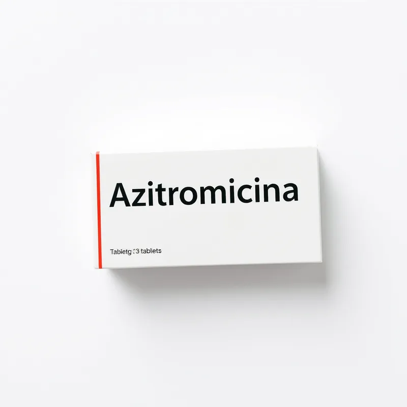 Azitromicina 500 mg, caja c/3 tabletas