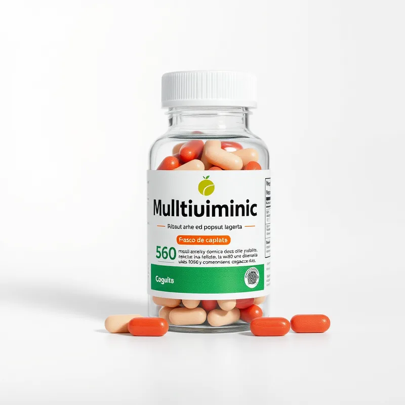 Multivitamínico, frasco c/60 cápsulas