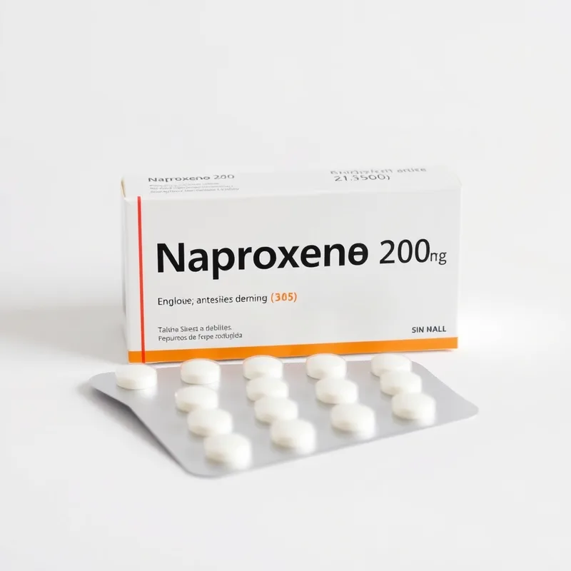 Naproxeno 250 mg, caja c/20 tabletas